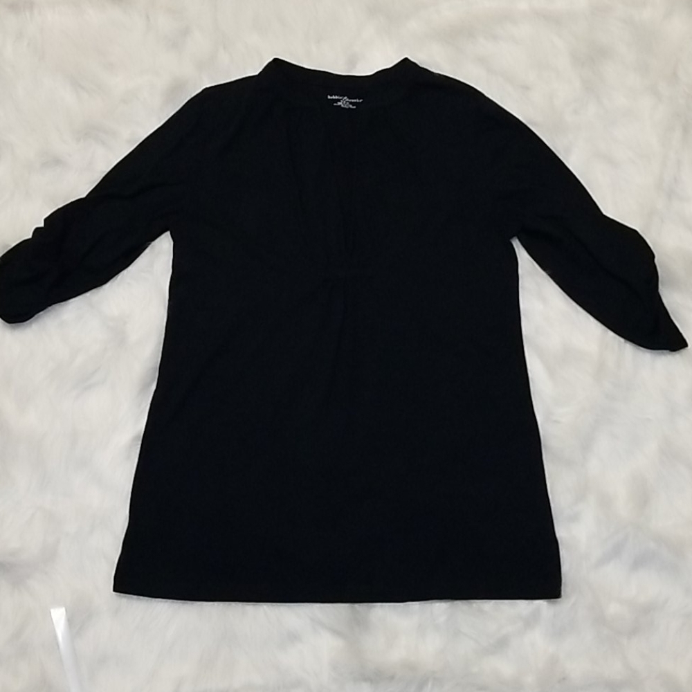 ❤5 for $25❤Bobbie Brooks Deep V-Neck Basic Blouse